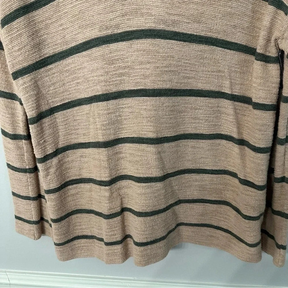 J.Jill Long Sleeve V-Neck Hooded Pink & Green Sweat Sz Small GUC - Picture 4 of 11